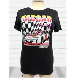 Torrid 1 (1X‎ 14/16) Nascar Racing Classic Fit Crew Graphic T Shirt Tee Race Car
